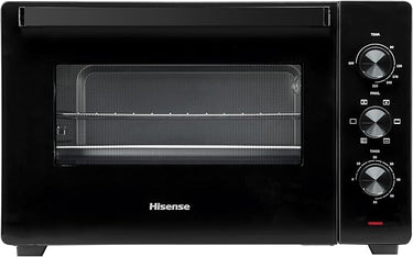 Hisense, HOM45M - Fornetto Elettrico 45L, Tre Livelli di Cottura, Ventilato, Girarrosto, Comandi 3 Manopole, 220 - 240 V ~ 50/60 Hz; P = 2000 W
